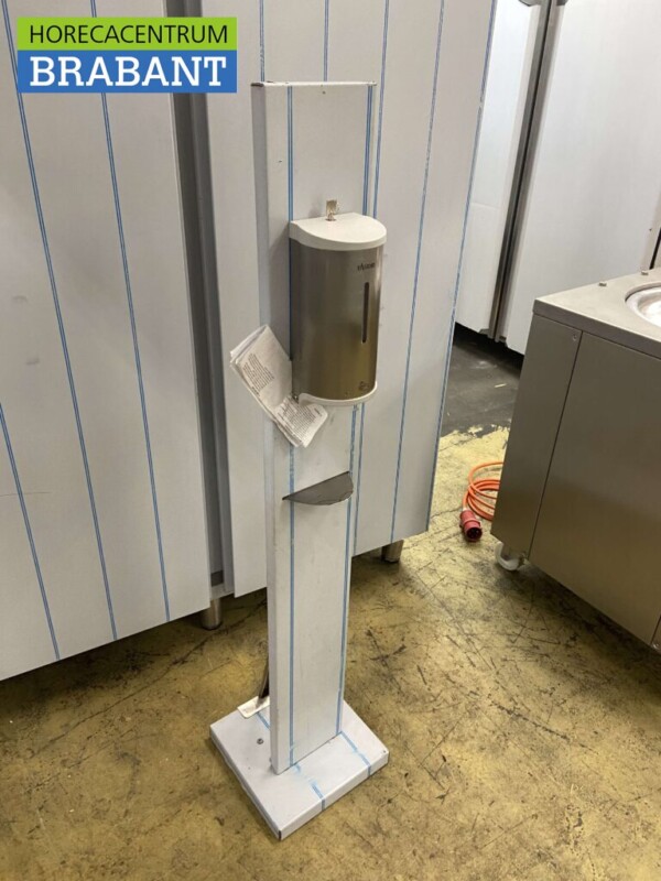 RVS Desinfectiezuil met contactloze Dispenser Sensor Horeca Winkel - Afbeelding 2