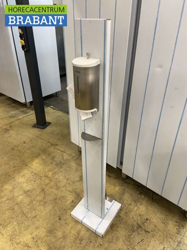 RVS Desinfectiezuil met contactloze Dispenser Sensor Horeca Winkel - Afbeelding 3