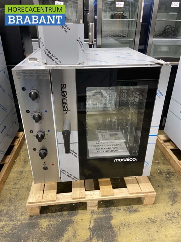 RVS Yesovens Mosaico Oven Stoomoven Combisteamer Steamer 7 x 1/1 GN GAS Horeca