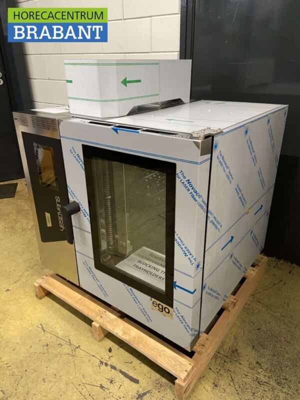 RVS Yesovens Ego Oven Stoomoven Combisteamer Steamer 7 x 1/1 GN GAS/400V Horeca - Afbeelding 3