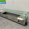 RVS Opzetvitrine Opzet koelvitrine saladière 7 x 1/3 GN 160 cm Horeca - Afbeelding 2