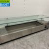 RVS Opzetvitrine Opzet koelvitrine saladière 7 x 1/3 GN 160 cm Horeca - Afbeelding 3