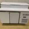 RVS Saladette Koelwerkbank met saladiere 7 x 1/3 GN 136 cm 230V Horeca