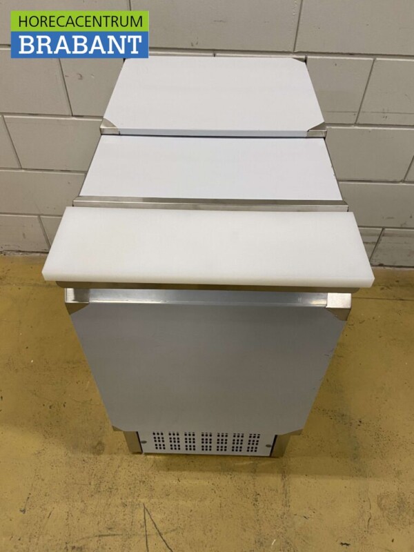 RVS Saladette Koelwerkbank 1 deur 1/1 GN 43,5 cm 230V Horeca - Afbeelding 2