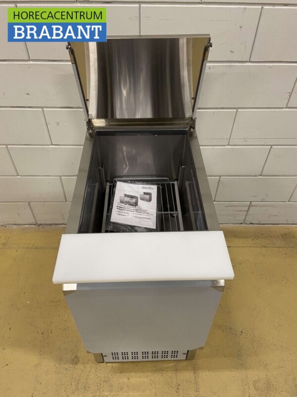 RVS Saladette Koelwerkbank 1 deur 1/1 GN 43,5 cm 230V Horeca - Afbeelding 5