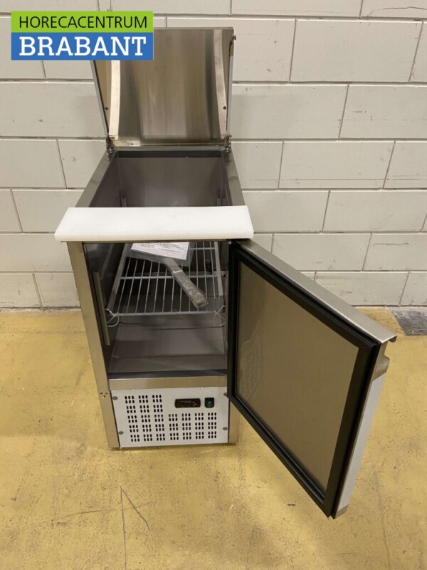 RVS Saladette Koelwerkbank 1 deur 1/1 GN 43,5 cm 230V Horeca - Afbeelding 6
