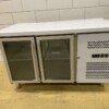 RVS Koelwerkbank 2 glasdeuren glazen deur 1/1 GN 136 cm 230V Horeca