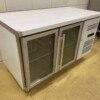 RVS Koelwerkbank 2 glasdeuren glazen deur 1/1 GN 136 cm 230V Horeca - Afbeelding 2