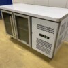 RVS Koelwerkbank 2 glasdeuren glazen deur 1/1 GN 136 cm 230V Horeca - Afbeelding 3