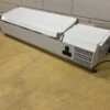 RVS Opzetvitrine Opzet koelvitrine saladière 5 x 1/4 GN 120 cm Horeca - Afbeelding 2
