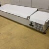 RVS Opzetvitrine Opzet koelvitrine saladière 5 x 1/3 en 1 x 1/2 GN 150 cm Horeca - Afbeelding 2