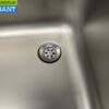 RVS Spoeltafel dubbele spoelbakken schuifdeuren Premium-line 200 cm Horeca - Afbeelding 8
