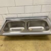 RVS Spoelblad Dubbele spoelbakken 120 x 60 cm Horeca