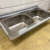 RVS Spoelblad Dubbele spoelbakken 120 x 60 cm Horeca - Afbeelding 3