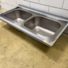 RVS Spoelblad Dubbele spoelbakken 120 x 60 cm Horeca - Afbeelding 4