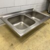 RVS Spoelblad Dubbele spoelbakken 120 x 70 cm Horeca - Afbeelding 3