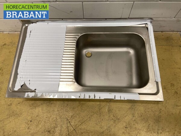 RVS Spoelblad Spoelbak 120 x 70 cm Horeca - Afbeelding 3