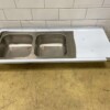 RVS Spoelblad Spoelbak 180 x 70 cm Horeca