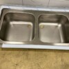 RVS Spoelblad Spoelbak 180 x 70 cm Horeca - Afbeelding 2