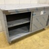 HCB RVS Werkkast Kast 2 schuifdeuren Premium-line 140 cm Horeca - Afbeelding 4