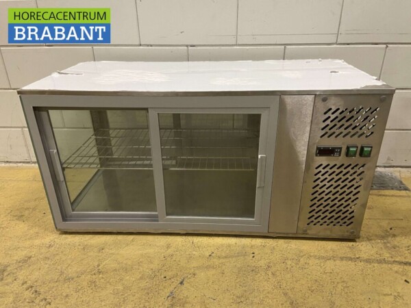 RVS GGG Koelvitrine Opzetvitrine 111 cm 230V Horeca