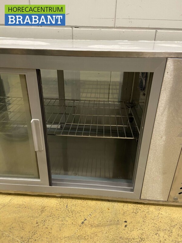 RVS GGG Koelvitrine Opzetvitrine 111 cm 230V Horeca - Afbeelding 5