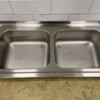 RVS Spoelblad Dubbele spoelbakken 200 x 70 cm Horeca - Afbeelding 4