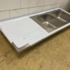 RVS Spoelblad Dubbele spoelbakken 190 x 70 cm Horeca - Afbeelding 2