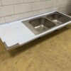 RVS Spoelblad Dubbele spoelbakken 180 x 70 cm Horeca - Afbeelding 2