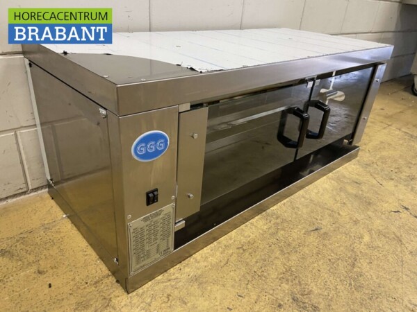 RVS GGG Kippengrill Grill 1 spies 5/6 kippen 400V Horeca - Afbeelding 2