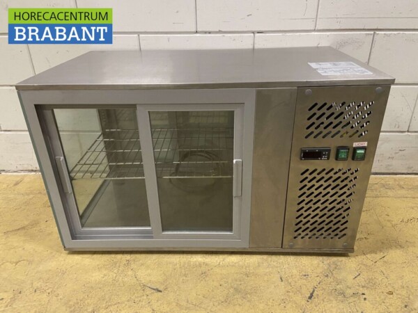 RVS GGG Koelvitrine Opzetvitrine 91 cm 230V Horeca