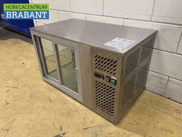 RVS GGG Koelvitrine Opzetvitrine 91 cm 230V Horeca - Afbeelding 2