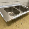 RVS Spoelblad Dubbele spoelbakken 120 x 70 cm Horeca - Afbeelding 3