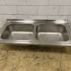 RVS Spoelblad Dubbele spoelbakken 140 x 70 cm Horeca