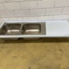 RVS Spoelblad Dubbele spoelbakken 190 x 70 cm Horeca