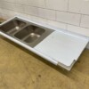 RVS Spoelblad Dubbele spoelbakken 190 x 70 cm Horeca - Afbeelding 2