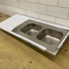 RVS Spoelblad Dubbele spoelbakken 170 x 70 cm Horeca - Afbeelding 3