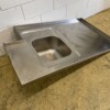 RVS Spoelblad Spoelbak 140 x 70 cm Horeca - Afbeelding 3