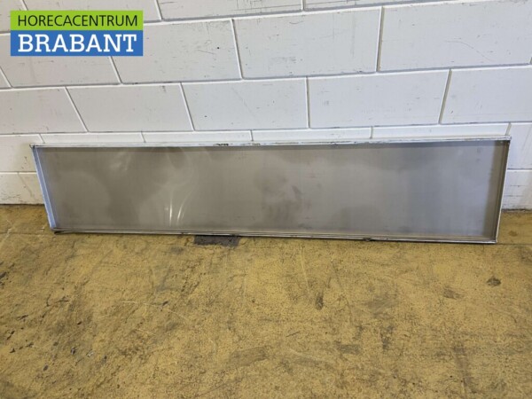 RVS Wandschap schap 180 x 38,5 cm Horeca - Afbeelding 2