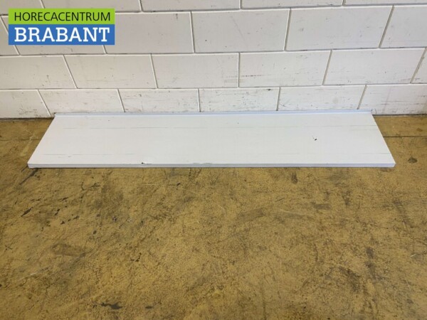 RVS Wandschap schap 180 x 38,5 cm Horeca - Afbeelding 3