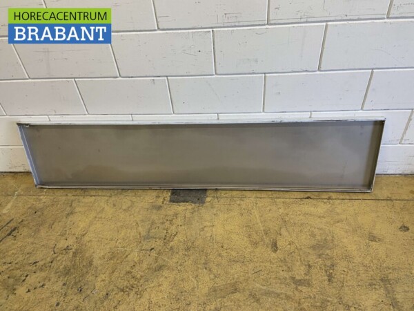 RVS Wandschap schap 180 x 38,5 cm Horeca - Afbeelding 4