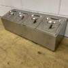 RVS GN bakhouder 4 x 1/6 gastronorm GN 67 cm Horeca - Afbeelding 3