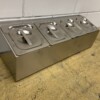 RVS GN bakhouder 4 x 1/6 gastronorm GN 67 cm Horeca - Afbeelding 4