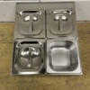 RVS GN bakhouder 4 x 1/6 gastronorm GN 34 cm Horeca - Afbeelding 5
