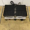 RVS Kantelbare wafelijzer met timer 230V Horeca - Afbeelding 2