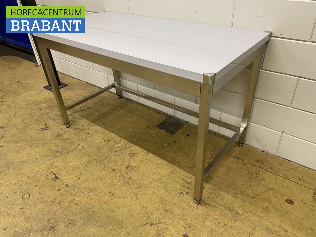 verontreiniging Viva Edelsteen RVS Werktafel Tafel 140 x 70 x 85 cm Horeca - Horecacentrum Brabant