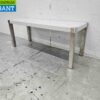RVS Etagère Brug 100 x 35 x 40 cm Horeca - Afbeelding 2