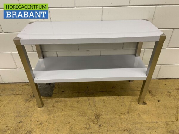 RVS Dubbele Etagère Brug 100 x 35 x 70 cm Horeca