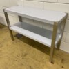 RVS Dubbele Etagère Brug 100 x 35 x 70 cm Horeca - Afbeelding 2