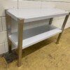 RVS Dubbele Etagère Brug 100 x 35 x 70 cm Horeca - Afbeelding 3